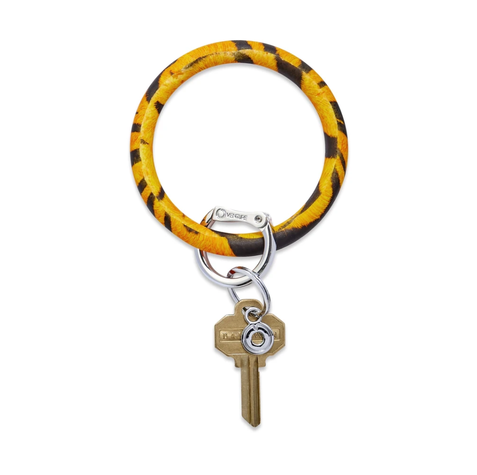 O-Venture Silicone Key Ring - Tiger