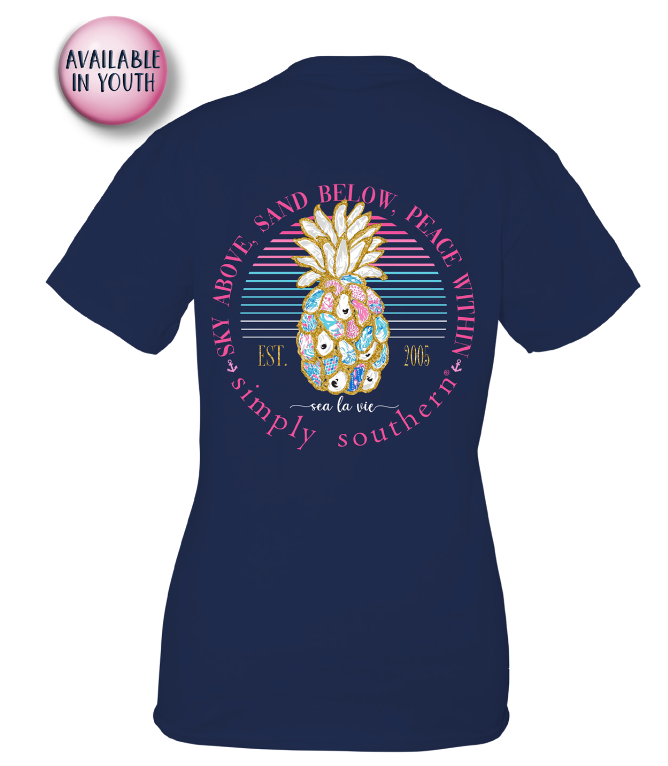 Youth 'Sky Above, Sand Below, Peace Within' Short Sleeve Tee by Simply Southern