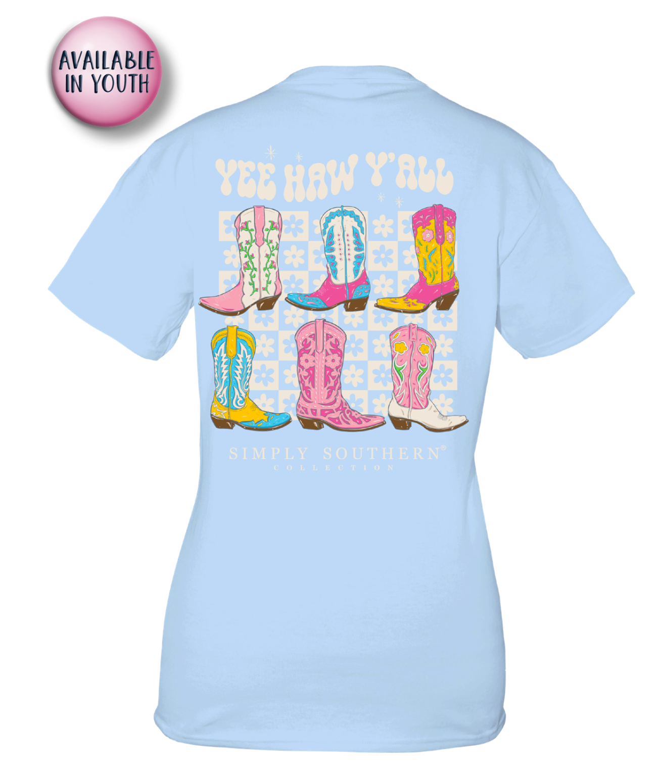 'Yeehaw Y'all' Short Sleeve Tee by Simply Southern