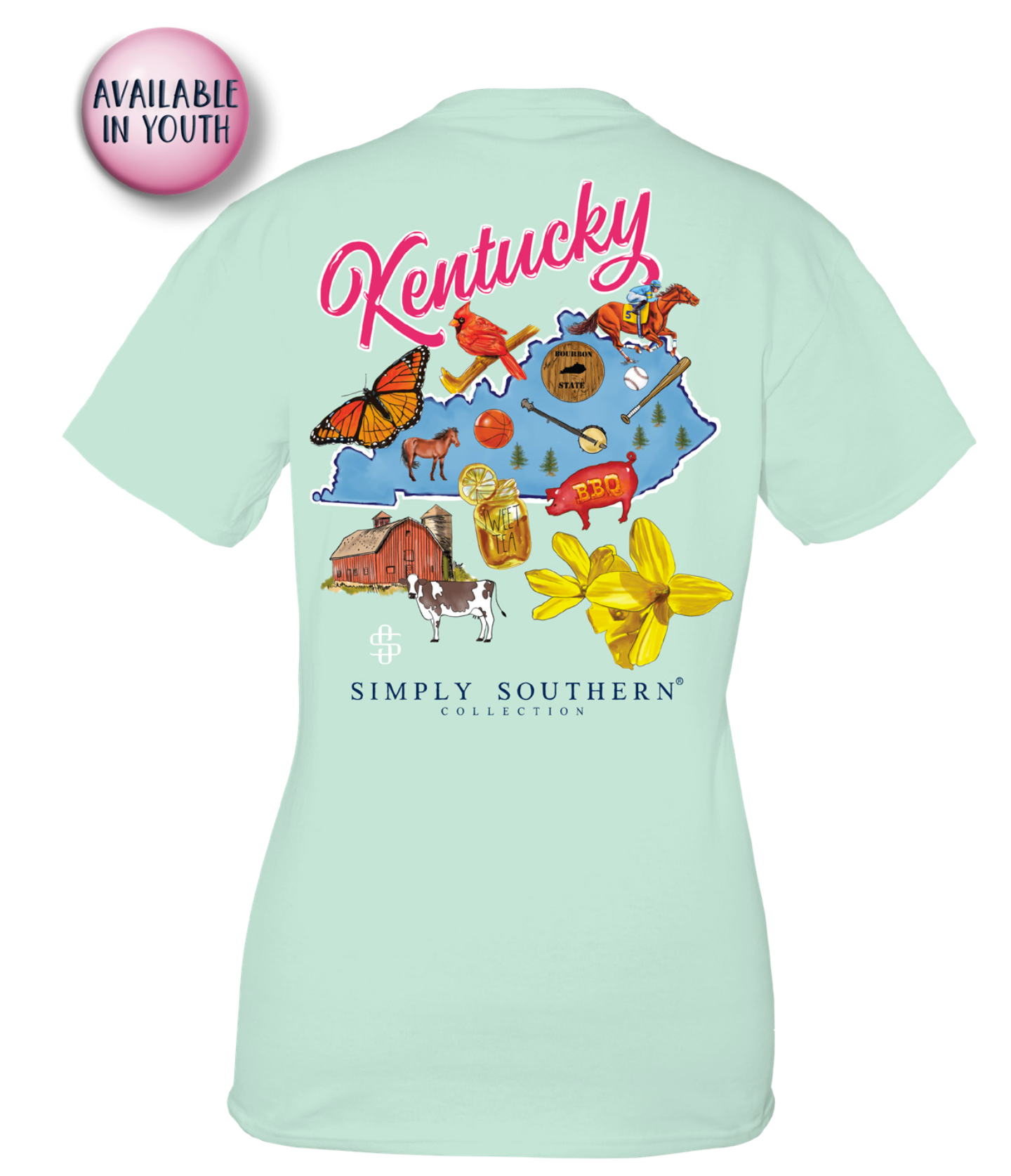 Kentucky State Short Sleeve Tee by Simply Southern