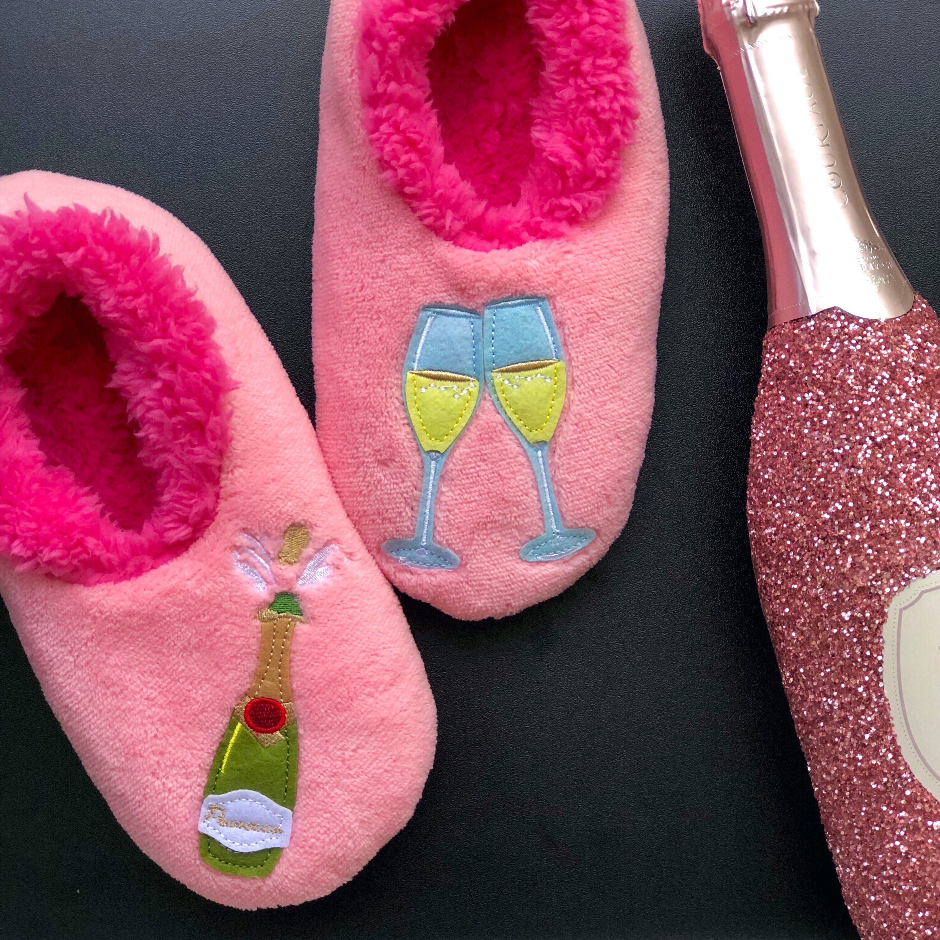 Champagne Slippers