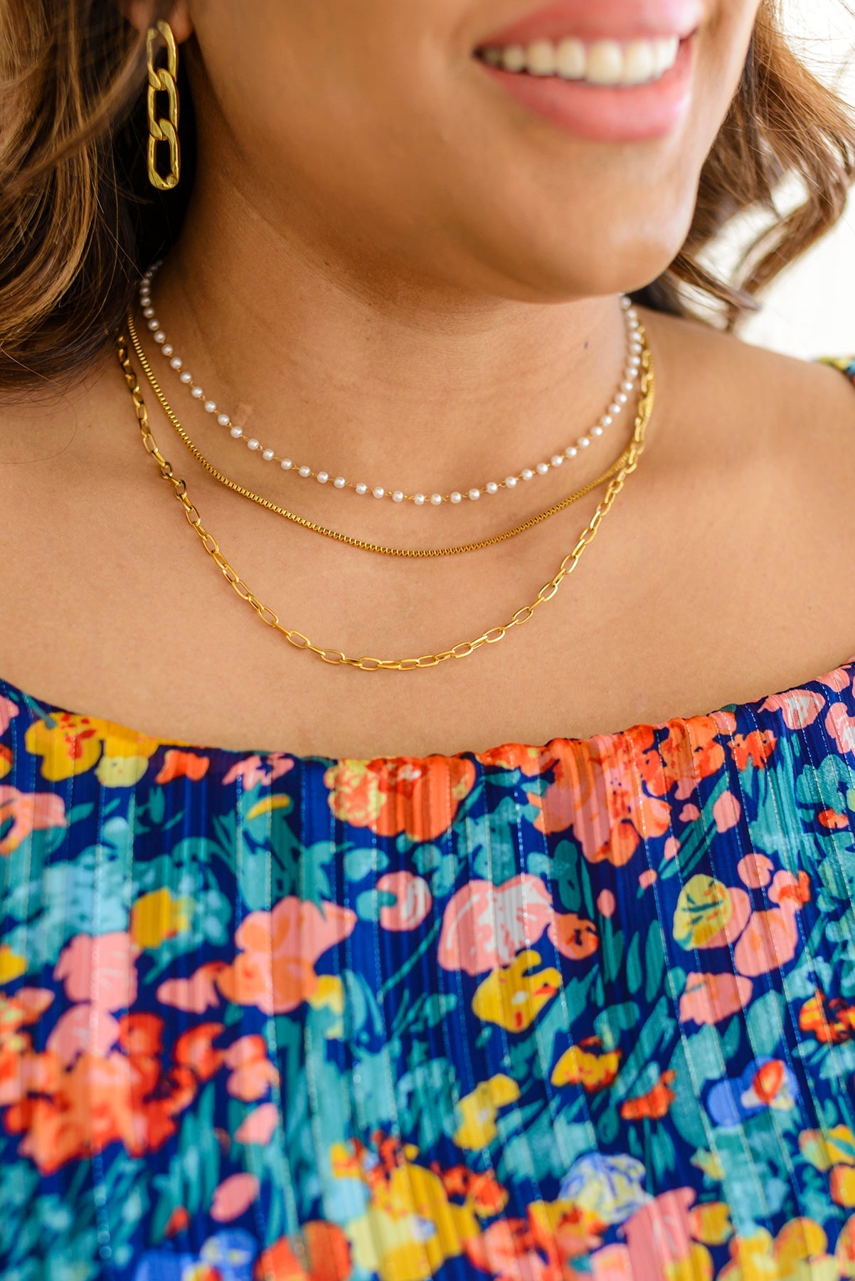 Triple Threat Layered Necklace - 2/20
