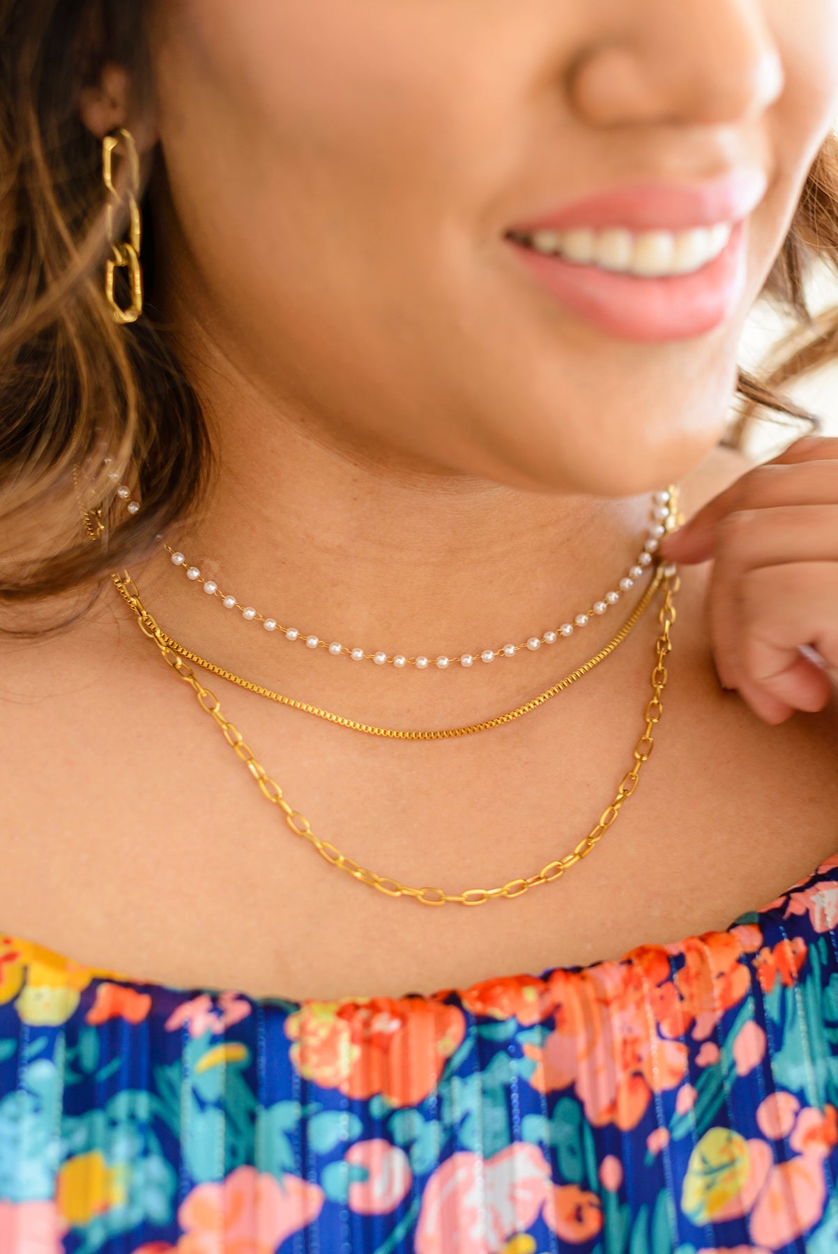 Triple Threat Layered Necklace - 2/20