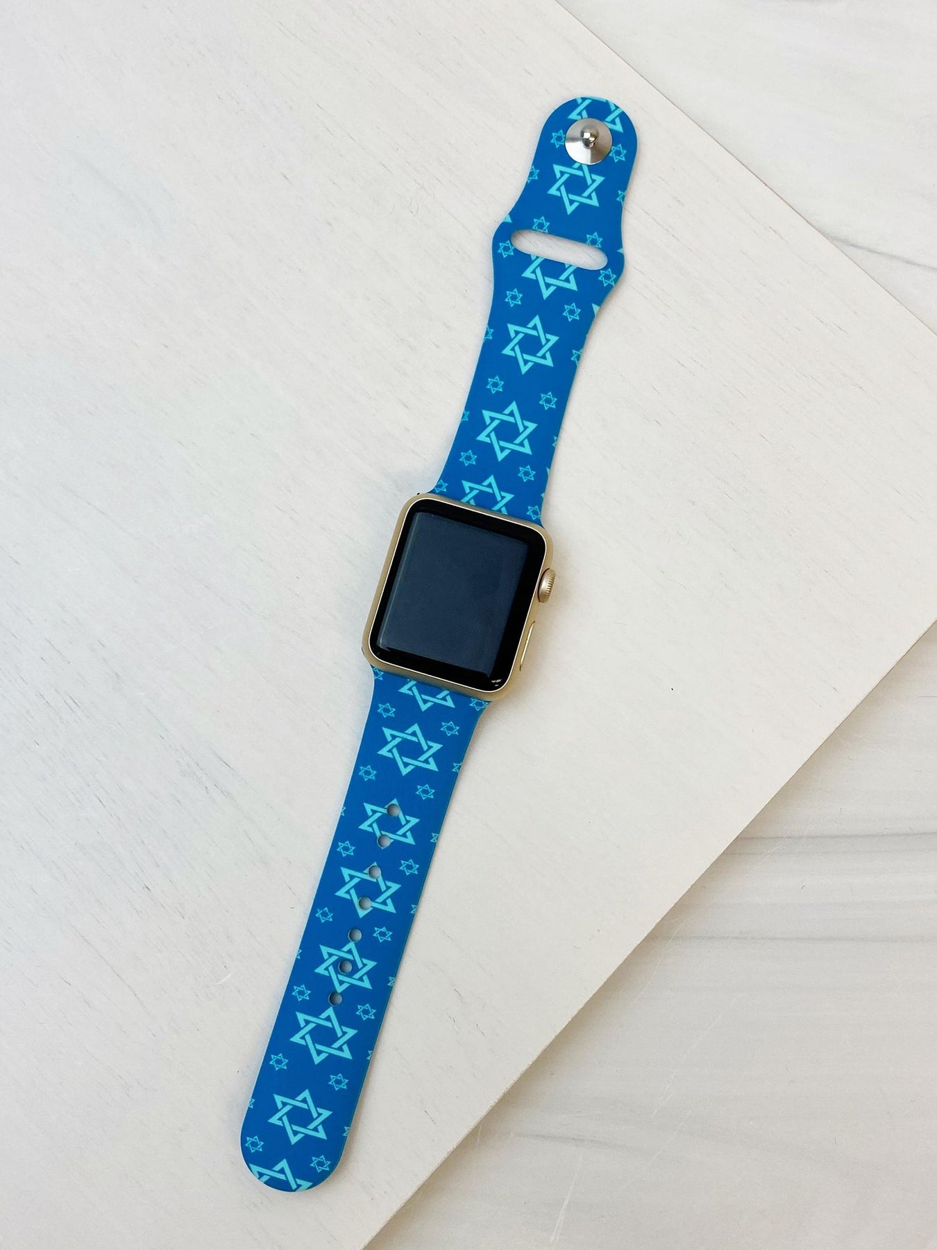 Prep Obsessed Xu Star of David Printed Smart Watch Band