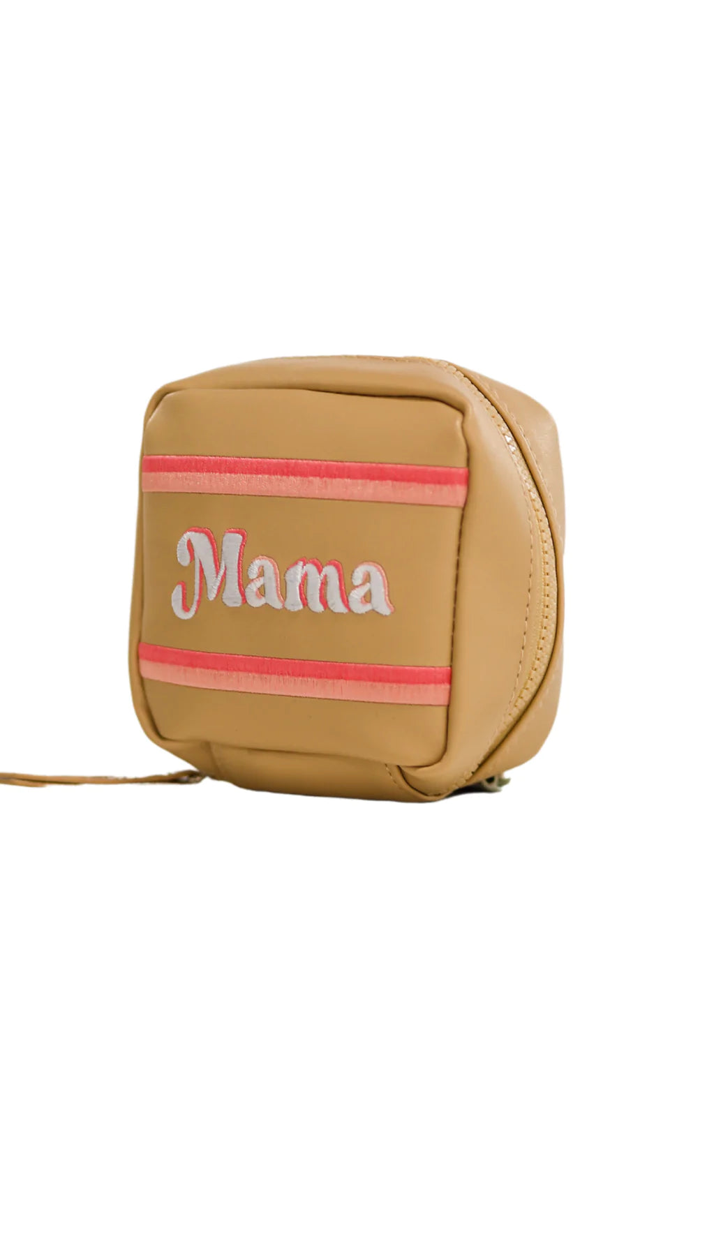 'Mama' Tan Travel Pouch