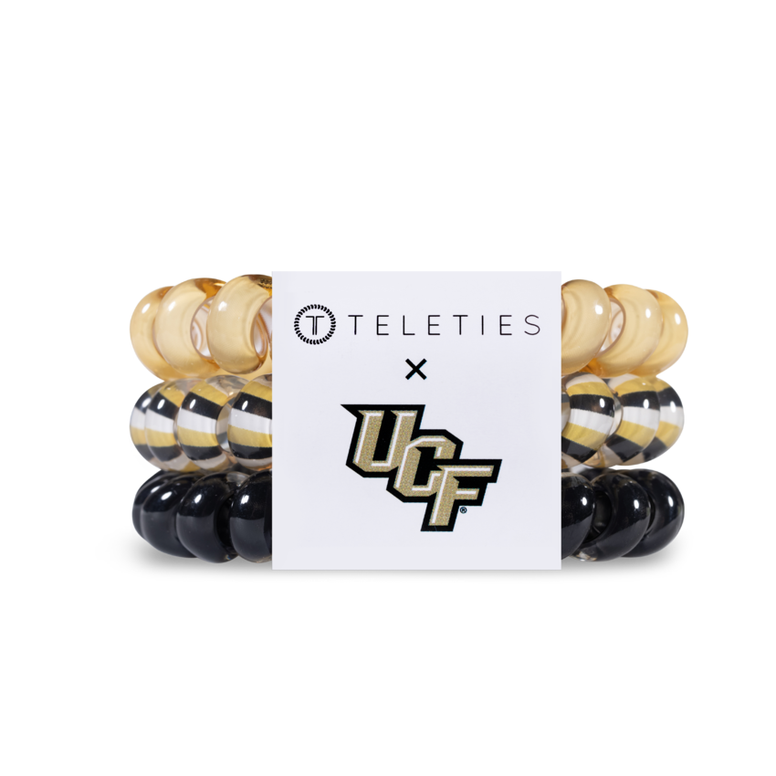Teleties Hair Tie - Large Band Pack of 3 - University of Central Florida