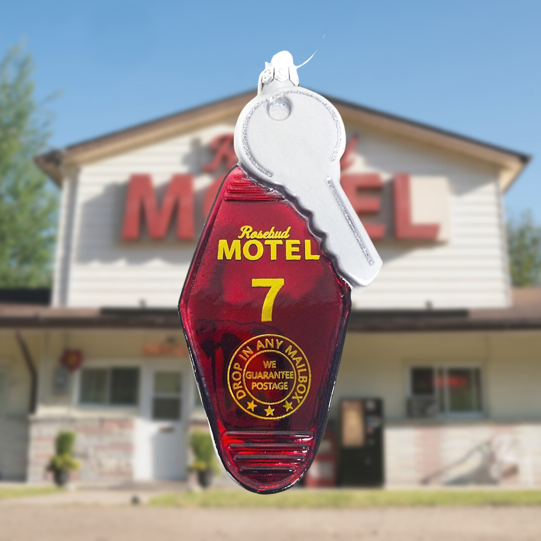Schitt's Creek Rosebud Motel Key Ornament