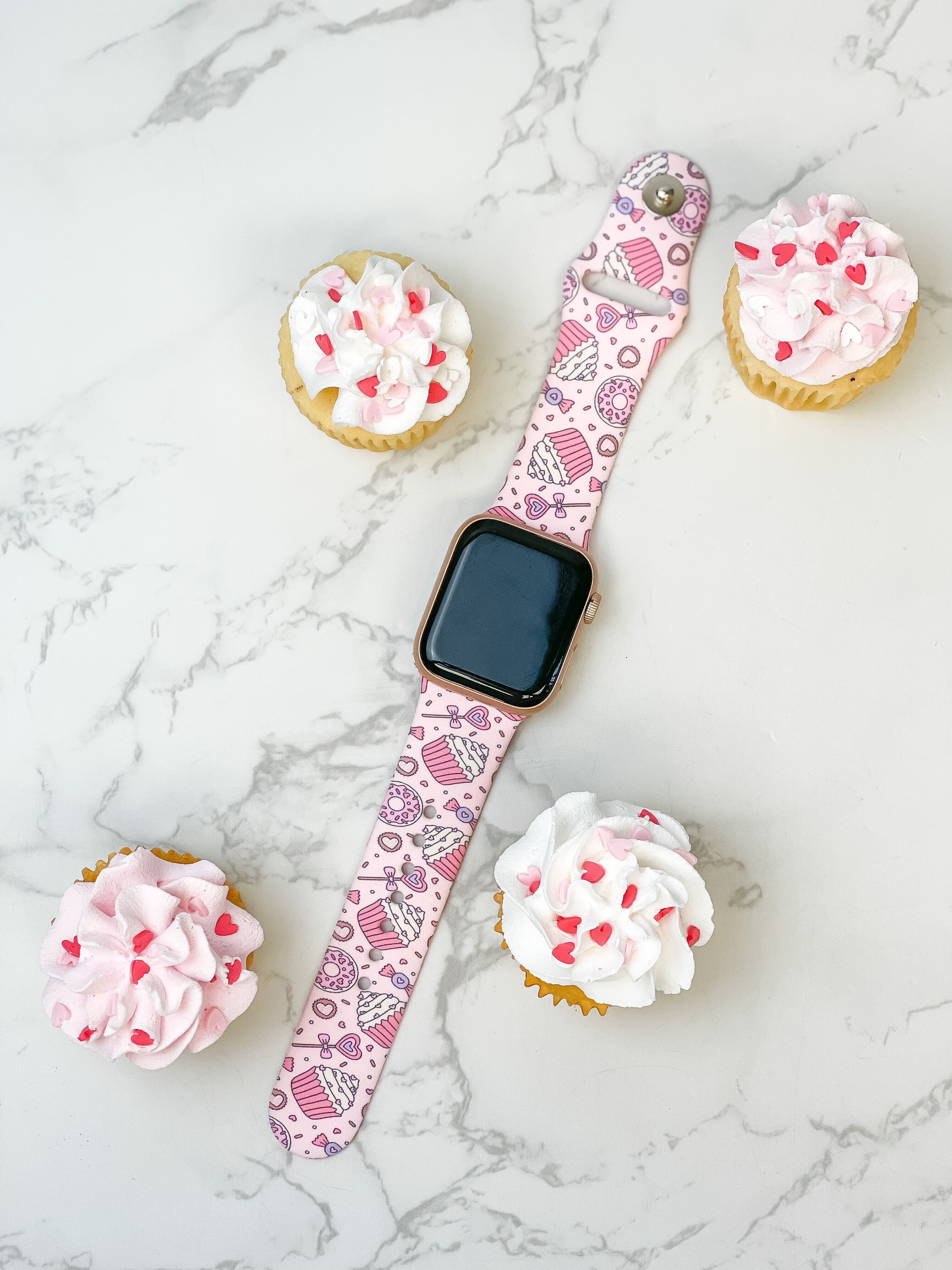 Sweet Treats Printed Silicone Smart Watch Band