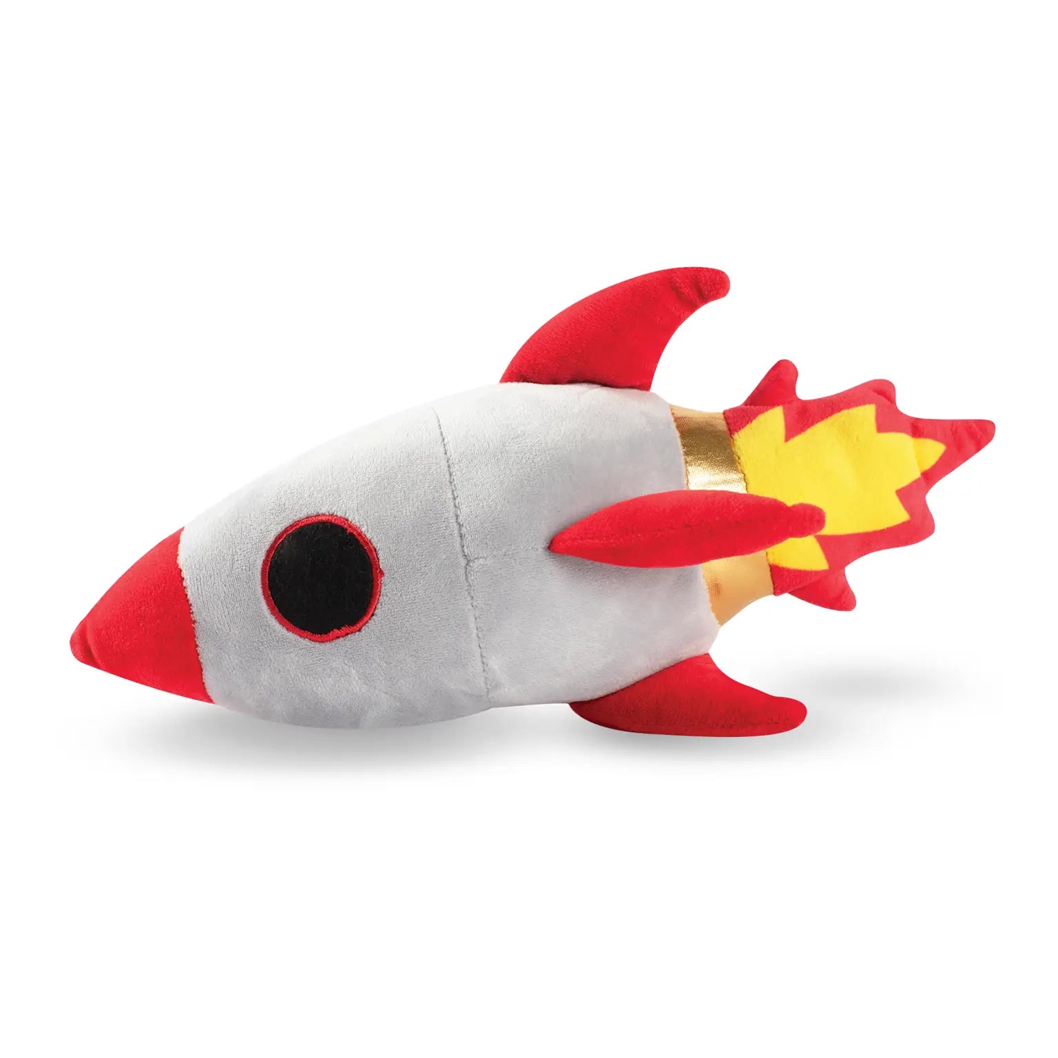 Rocket Ship Plush Dog Toy