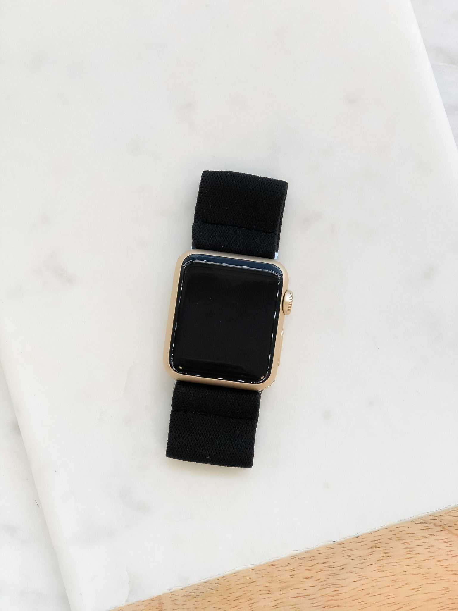 Black Stretch Smart Watch Band