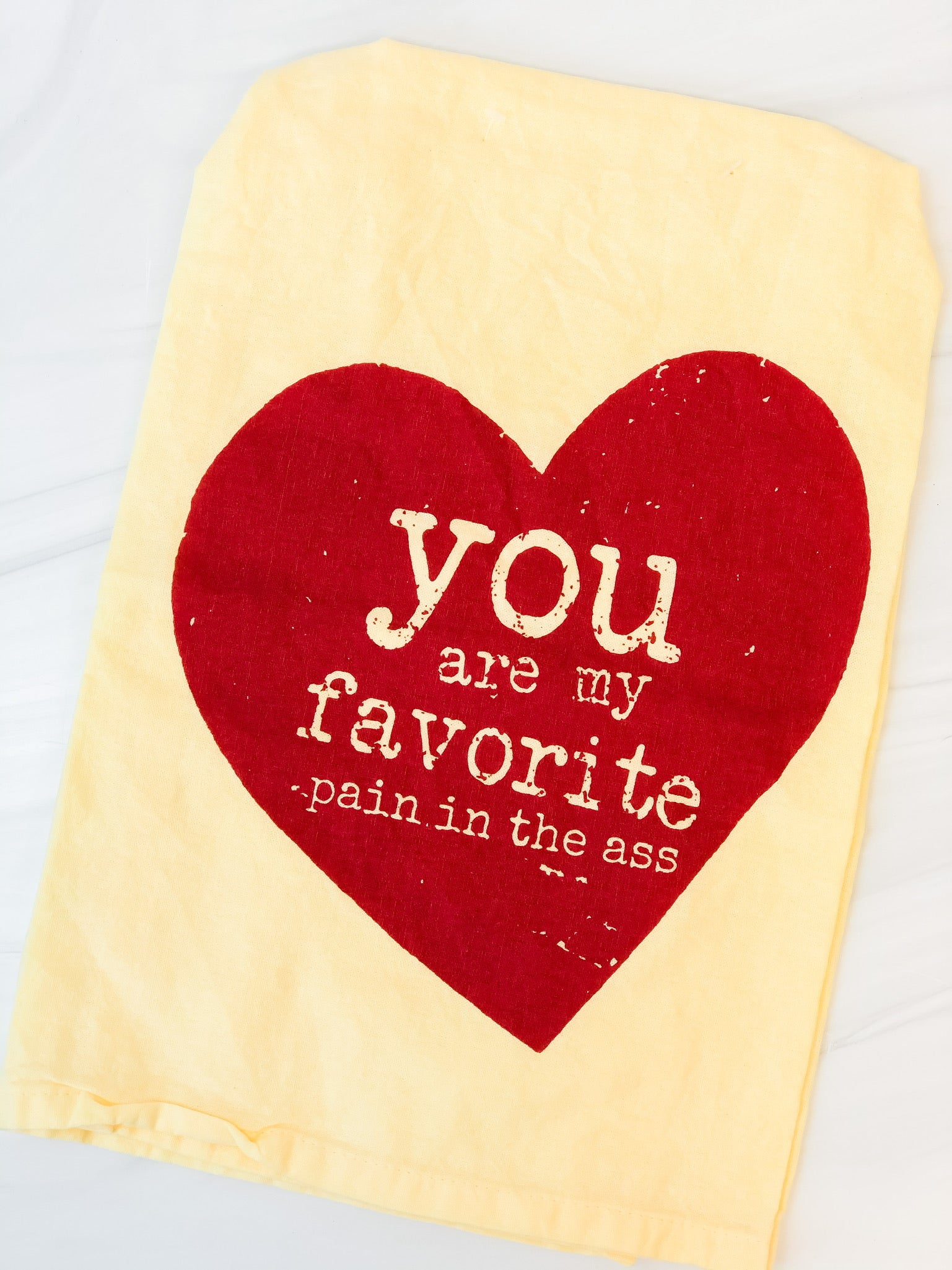 'You Are My Favorite' Kitchen Towel