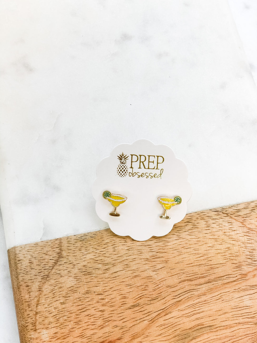 Margarita Signature Enamel Studs by Prep Obsessed