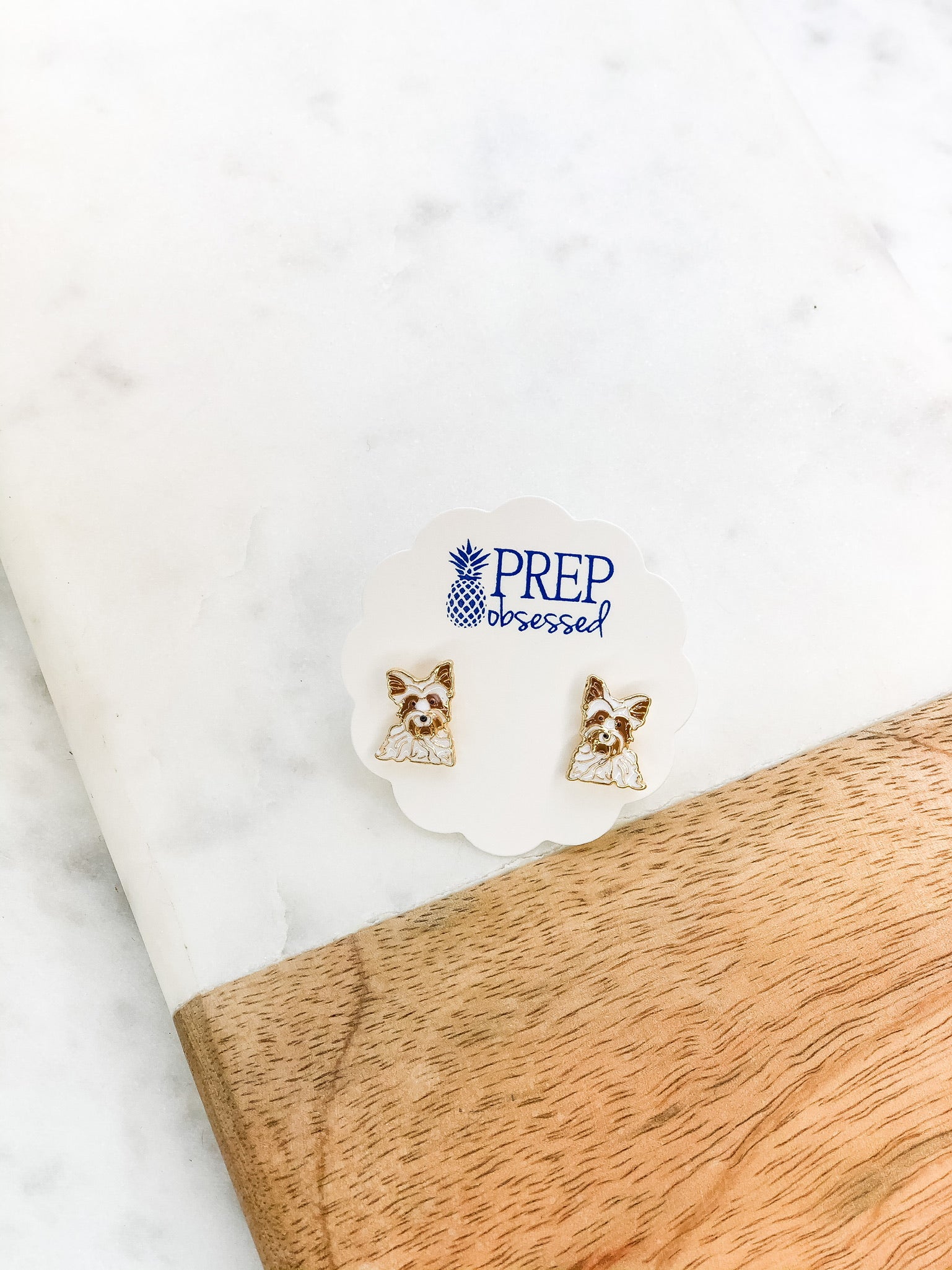 Signature Pet Enamel Studs by Prep Obsessed - Yorkshire Terrier
