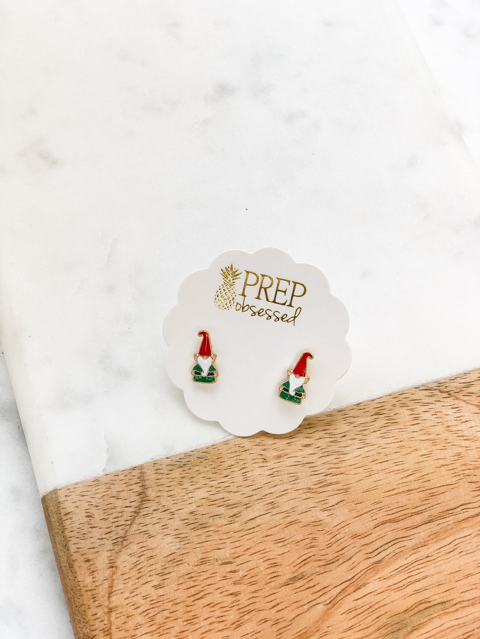 Gnome Signature Enamel Studs by Prep Obsessed - Choice of Color