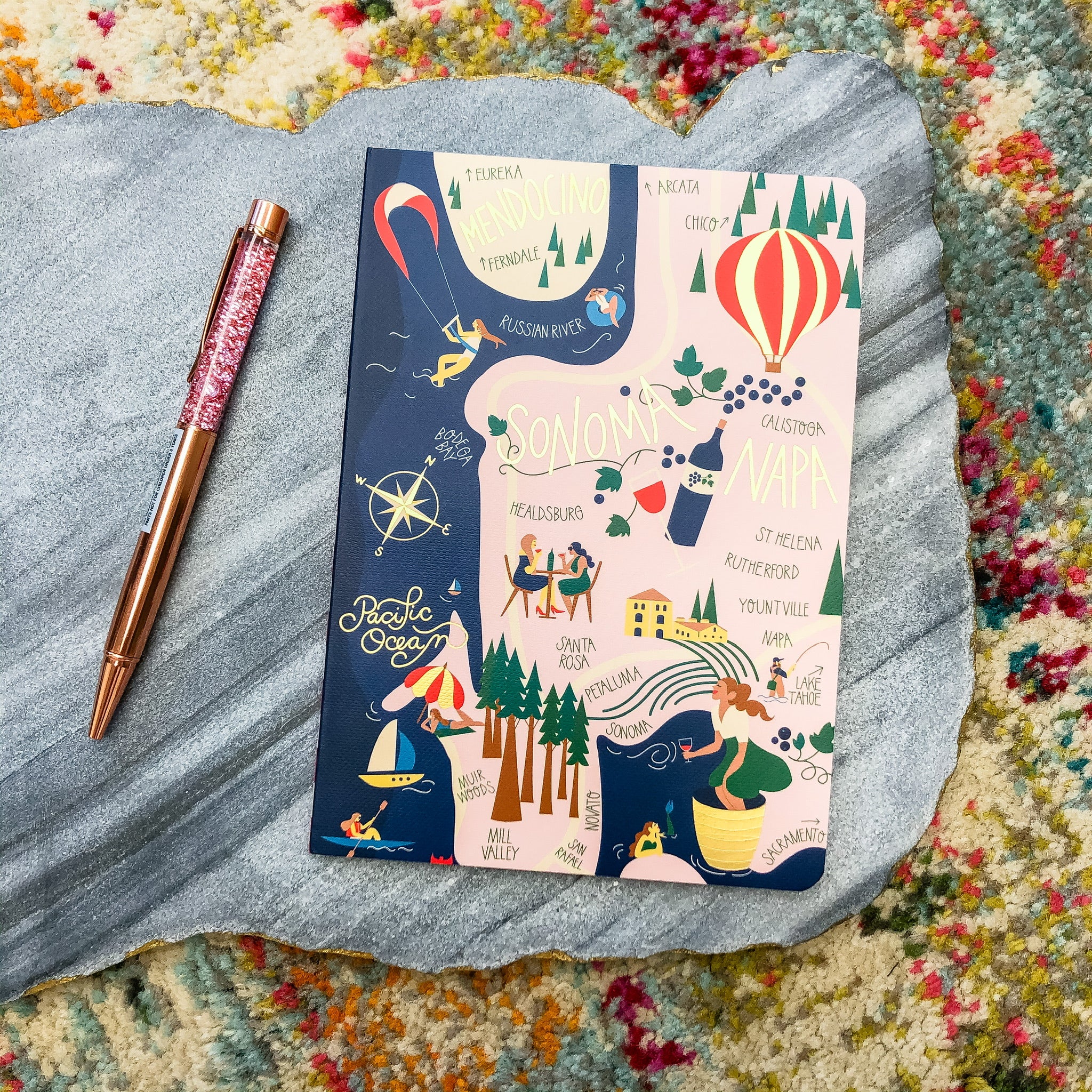 Northern California Ruled Notebook by Spartina