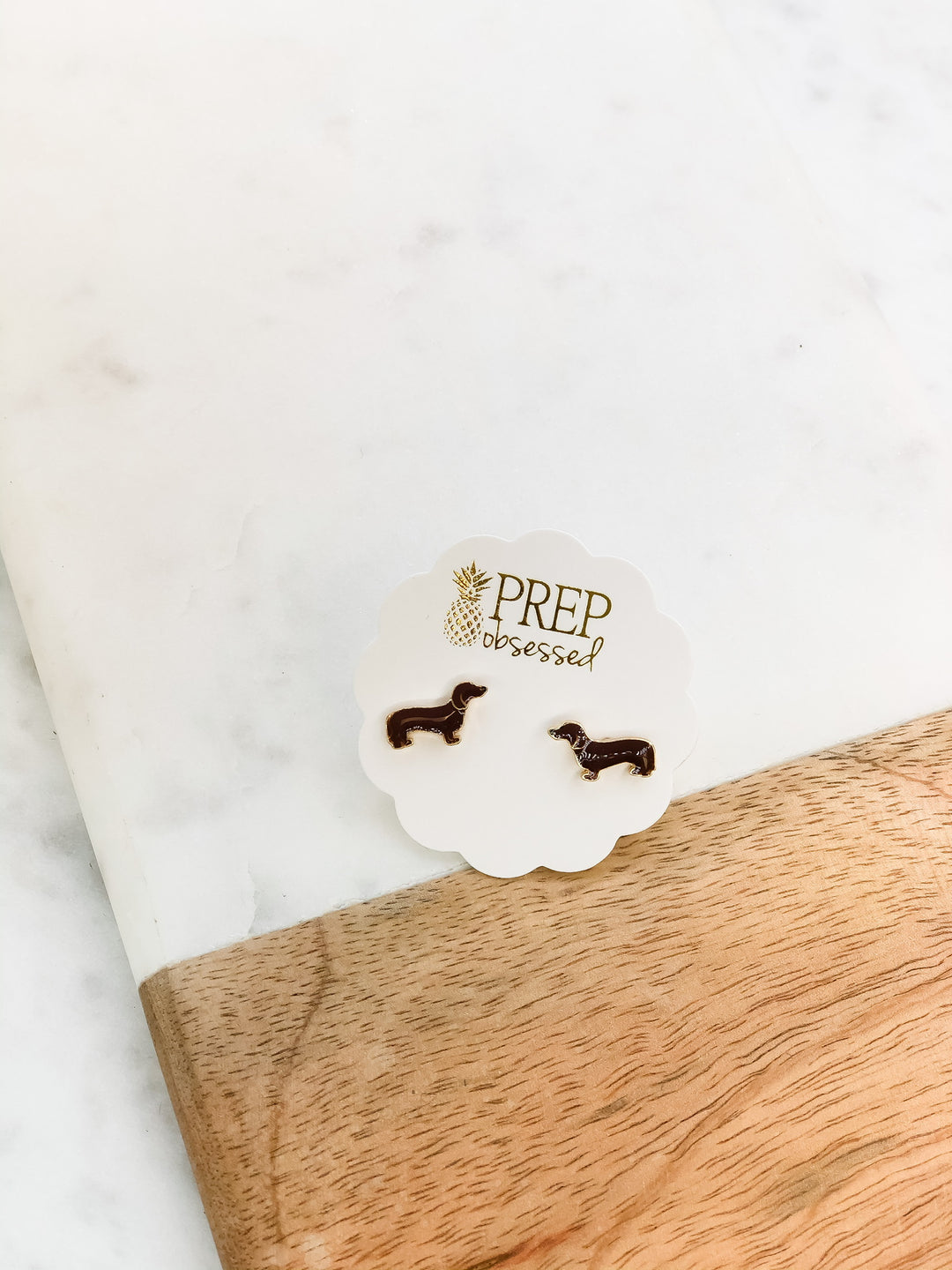 Signature Pet Enamel Studs by Prep Obsessed - Dachshund