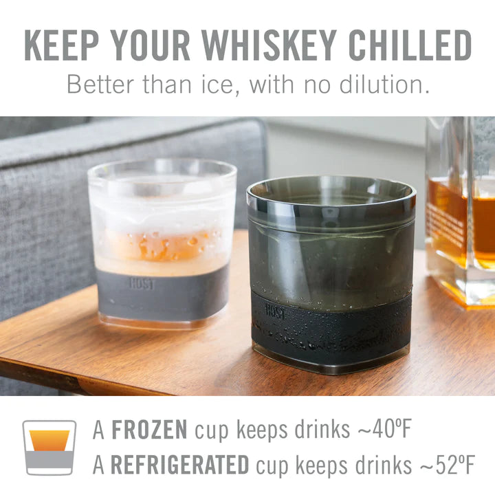 Whiskey FREEZE Cooling Cup by HOST - Smoke Grey