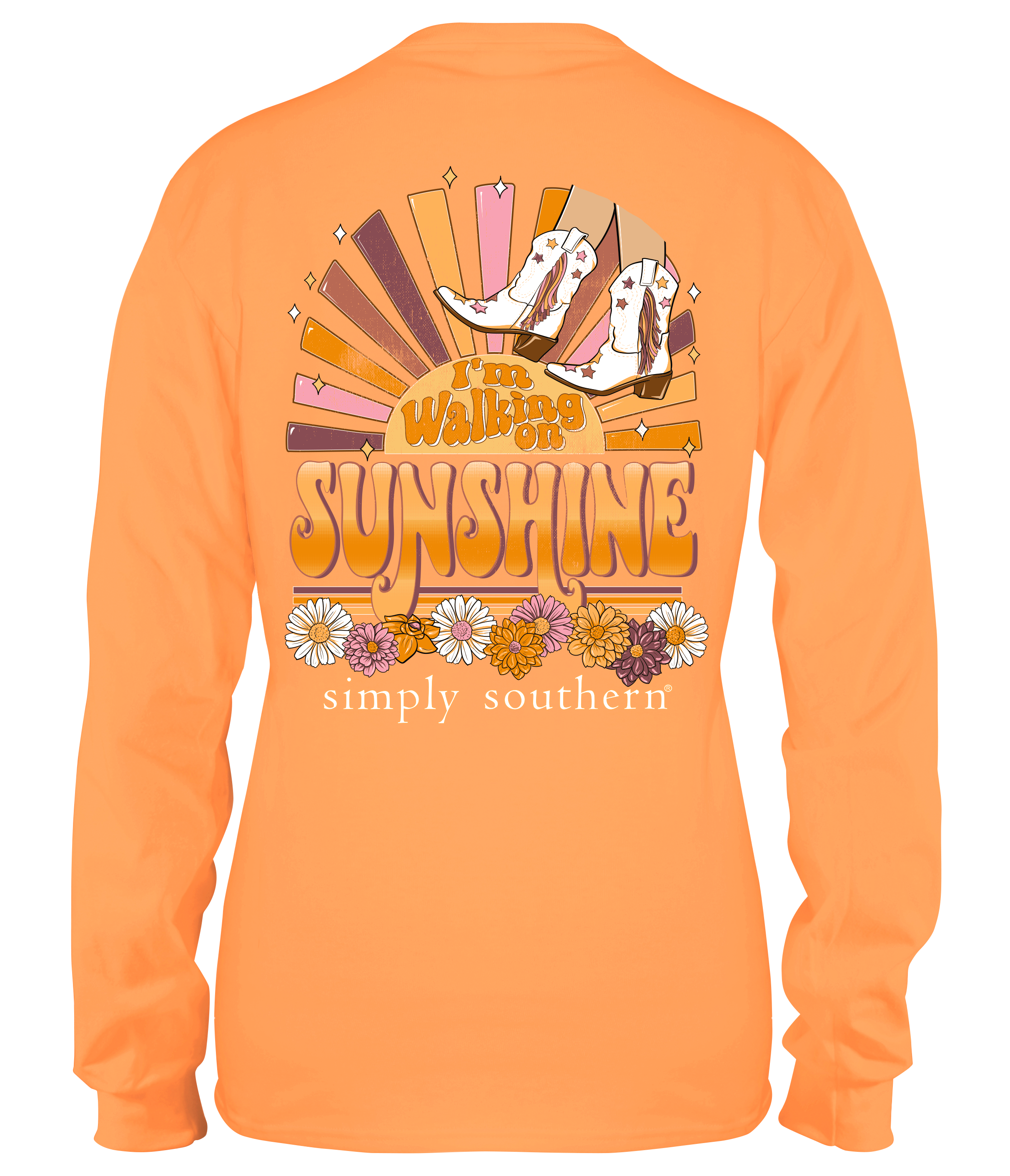 'Walking On Sunshine' Long Sleeve Tee by Simply Southern