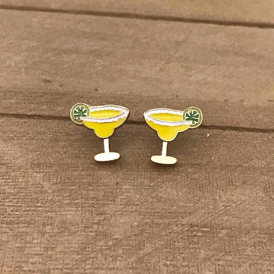 Margarita Signature Enamel Studs by Prep Obsessed