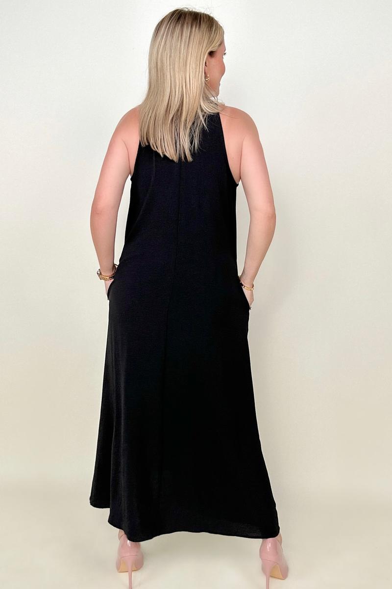 FINAL SALE: Be Stage Sleeveless Airflow A-Line Maxi Dress