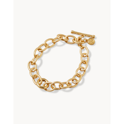 Gold Spotlight Charm Bracelet by Spartina