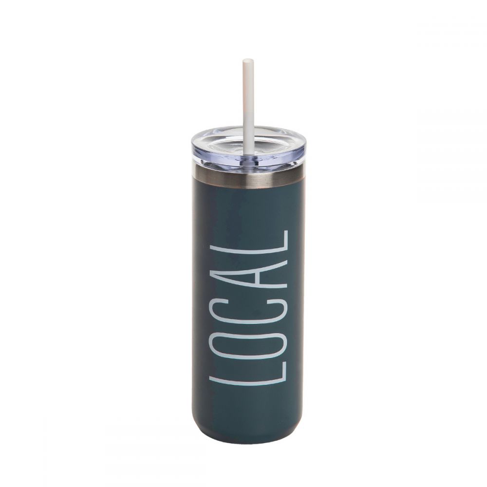 'Local' Tumbler With Straw